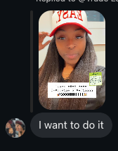 Instagram reply to Gigi's story: I want to do it